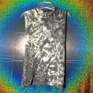 🤍Lululemon Gray Tie-Dye Sculpt Tank Top